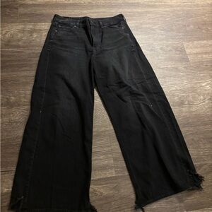 American Eagle Outfitters Black Flare Jeans